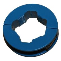 Scull Collar with clamp - blue