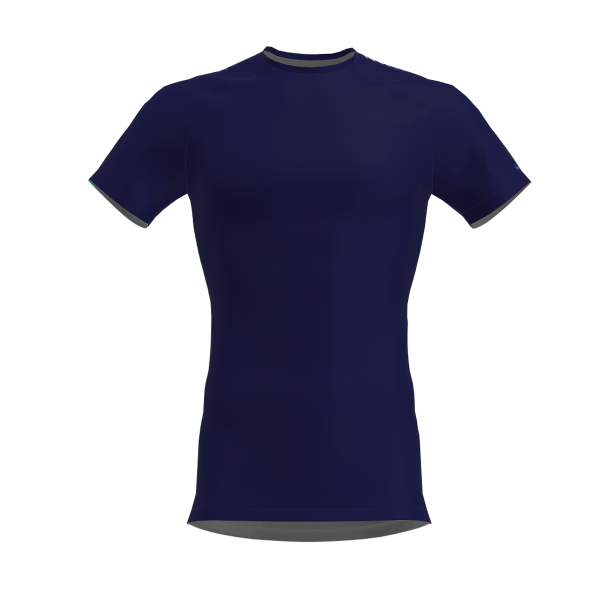 Lady 4row Kurzarm Shirt Classic Blau - XS Damen